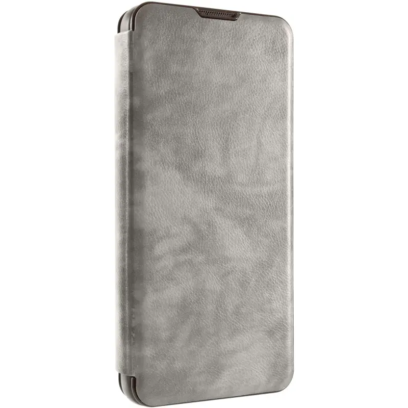 Skórzane etui książka Belora do Samsung Galaxy A27, Gray, Sztuczna skóra