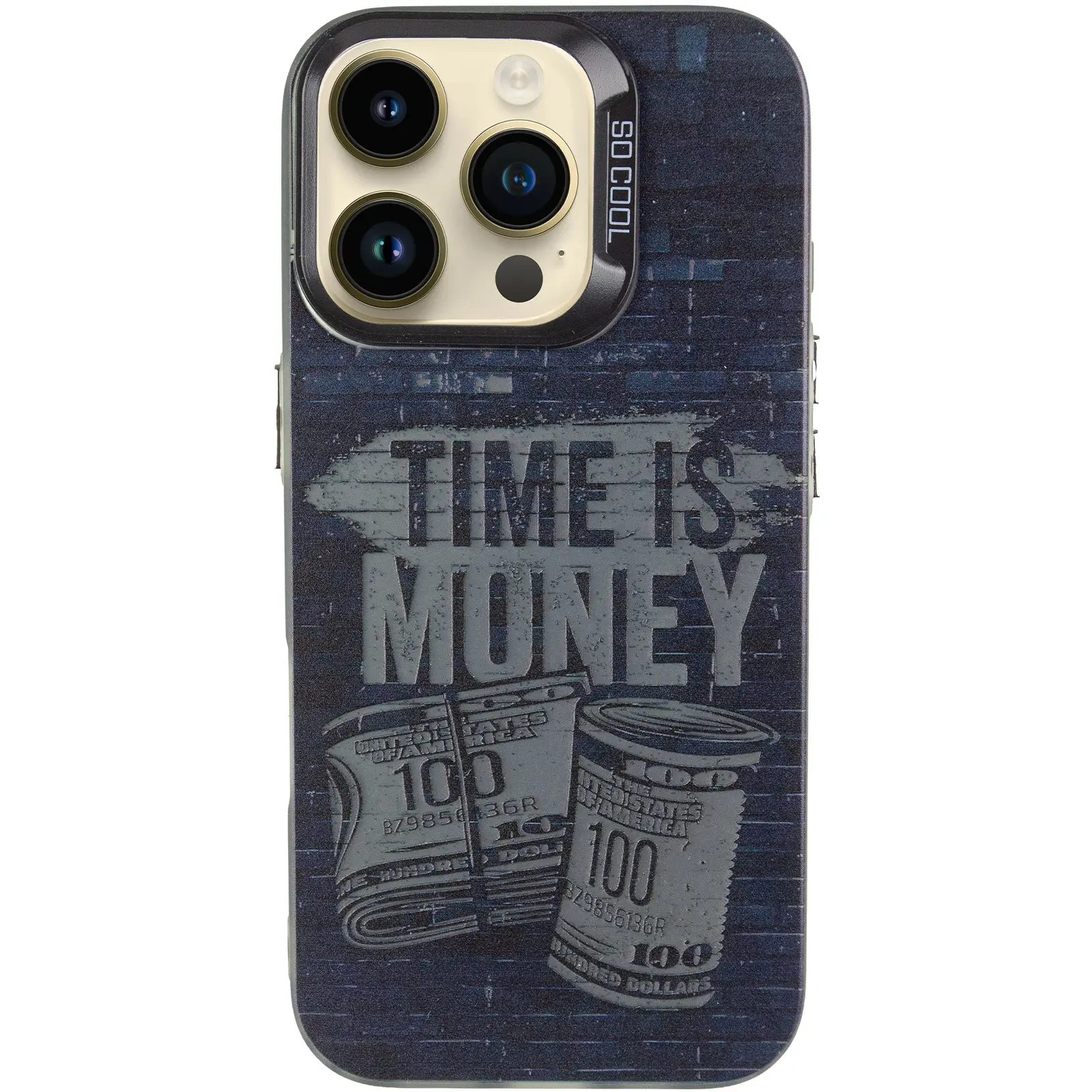 Case TPU+PC So Cool for Apple iPhone 16 Pro (6.3"), Time Money 1, TPU+PC