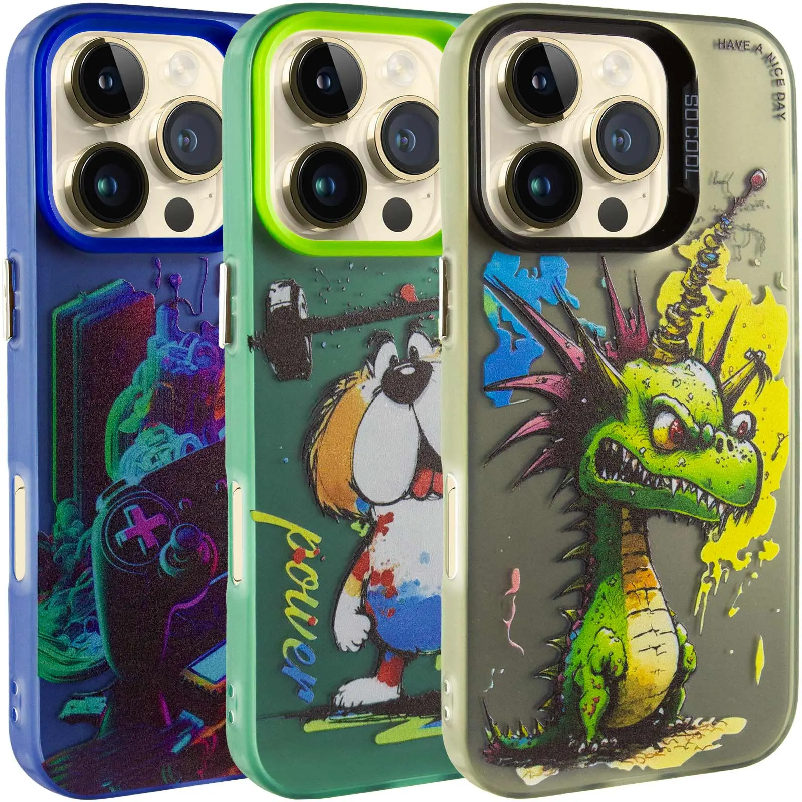 Etui TPU+PC So Cool do Apple iPhone 16 Pro Max (6.9"), TPU+PC