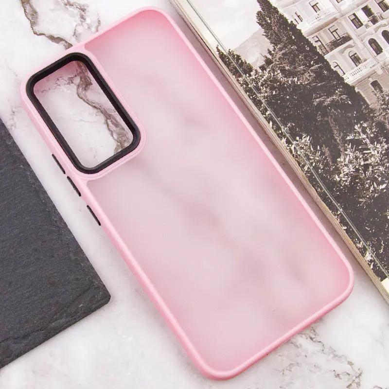 Чохол TPU+PC Lyon Frosted для Samsung Galaxy S24 Ultra, Pink 3, TPU+PC