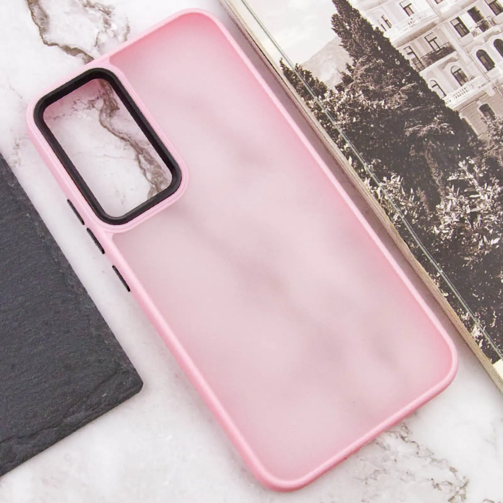 Чохол TPU+PC Lyon Frosted для Samsung Galaxy S24 Ultra, Pink 3, TPU+PC
