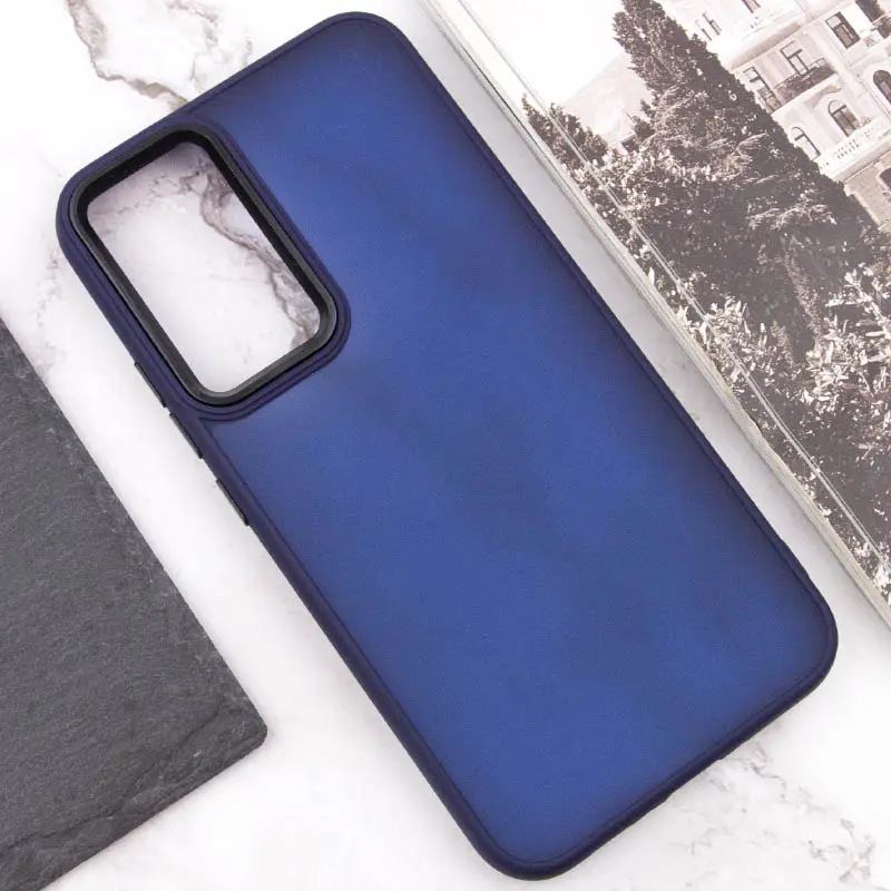 Etui TPU+PC Lyon Frosted do Xiaomi Redmi Note 13 Pro 4G, Navy Blue 3, TPU+PC