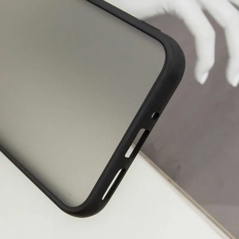 Etui TPU+PC Lyon Frosted do Samsung Galaxy A55, Black 5, TPU+PC