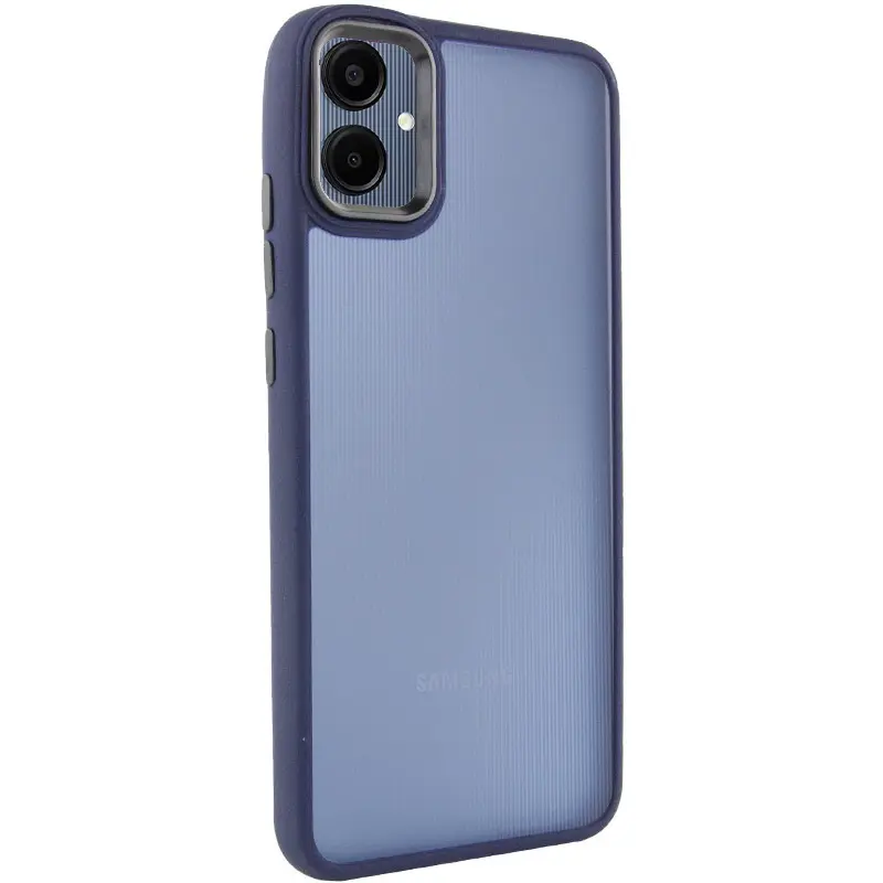 Etui TPU+PC Lyon Frosted do Samsung Galaxy A06, Navy Blue, TPU+PC