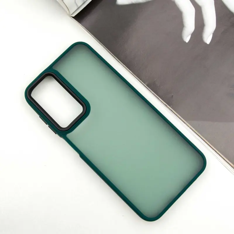 Etui TPU+PC Lyon Frosted do Samsung Galaxy A16 4G/5G, Green 1, TPU+PC
