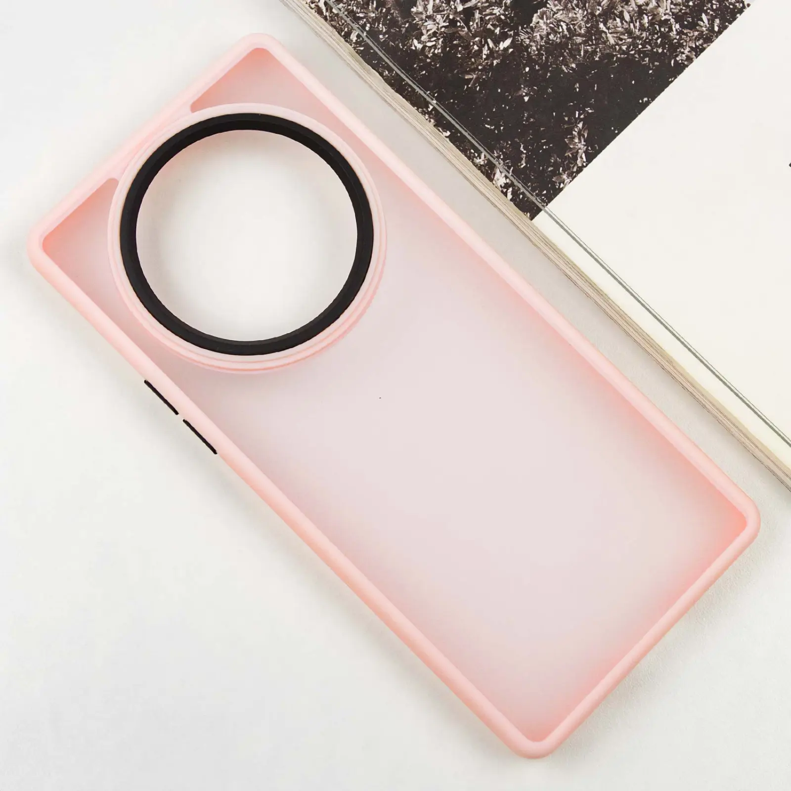 Чохол TPU+PC Lyon Frosted для Xiaomi Redmi 14C / Poco C75, Pink 1, TPU+PC