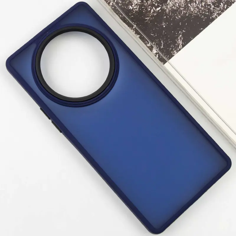 Чохол TPU+PC Lyon Frosted для Xiaomi Redmi 14C / Poco C75, Navy Blue 1, TPU+PC
