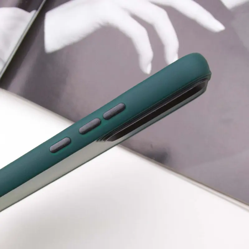 Etui TPU+PC Lyon Frosted do Samsung Galaxy S25, Green 4, TPU+PC