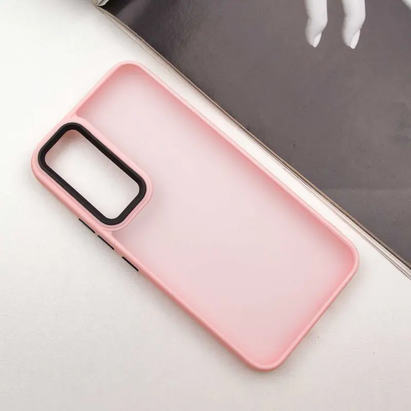 Etui TPU+PC Lyon Frosted do Samsung Galaxy A36 5G, Pink 1, TPU+PC