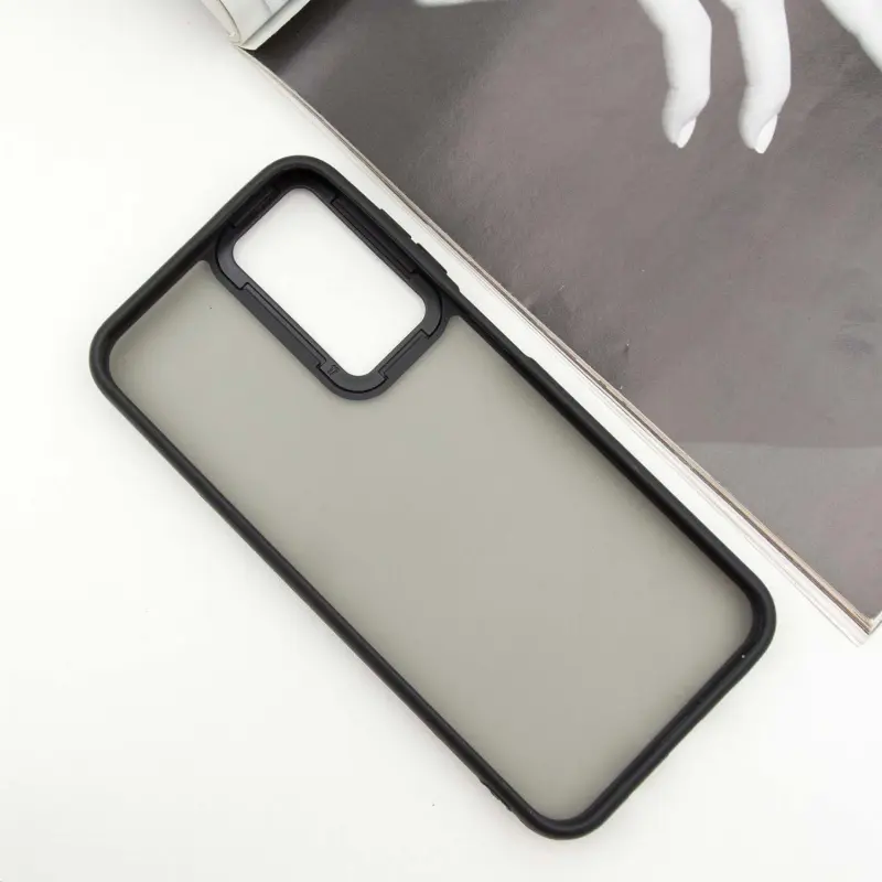 Etui TPU+PC Lyon Frosted do Samsung Galaxy A26 5G, Black 2, TPU+PC