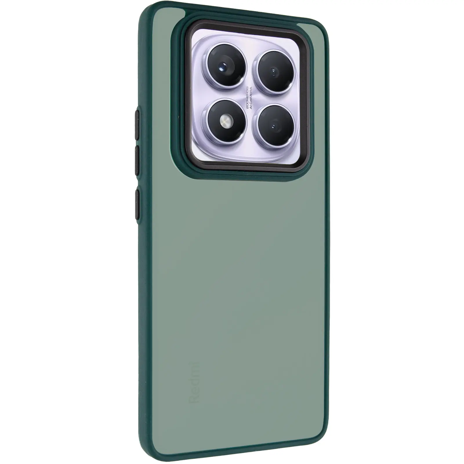 Etui TPU+PC Lyon Frosted do Xiaomi Redmi Note 14 Pro 4G, Green, TPU+PC