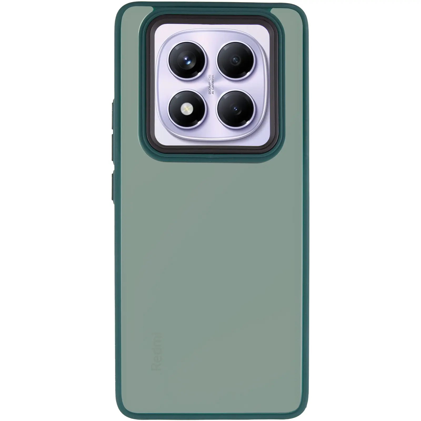 Etui TPU+PC Lyon Frosted do Xiaomi Redmi Note 14 Pro 4G, Green 1, TPU+PC