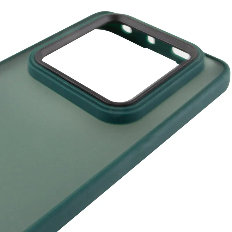 Etui TPU+PC Lyon Frosted do Xiaomi Redmi Note 14 Pro 4G, Green 2, TPU+PC