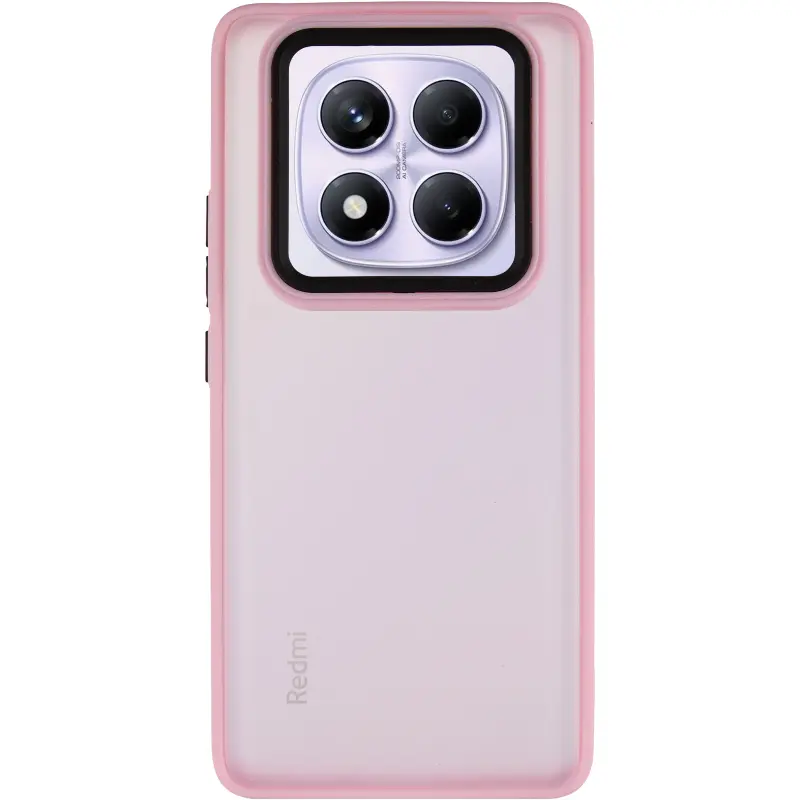 Etui TPU+PC Lyon Frosted do Xiaomi Redmi Note 14 Pro 4G, Pink 1, TPU+PC