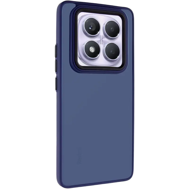 Etui TPU+PC Lyon Frosted do Xiaomi Redmi Note 14 Pro 4G, Navy Blue, TPU+PC