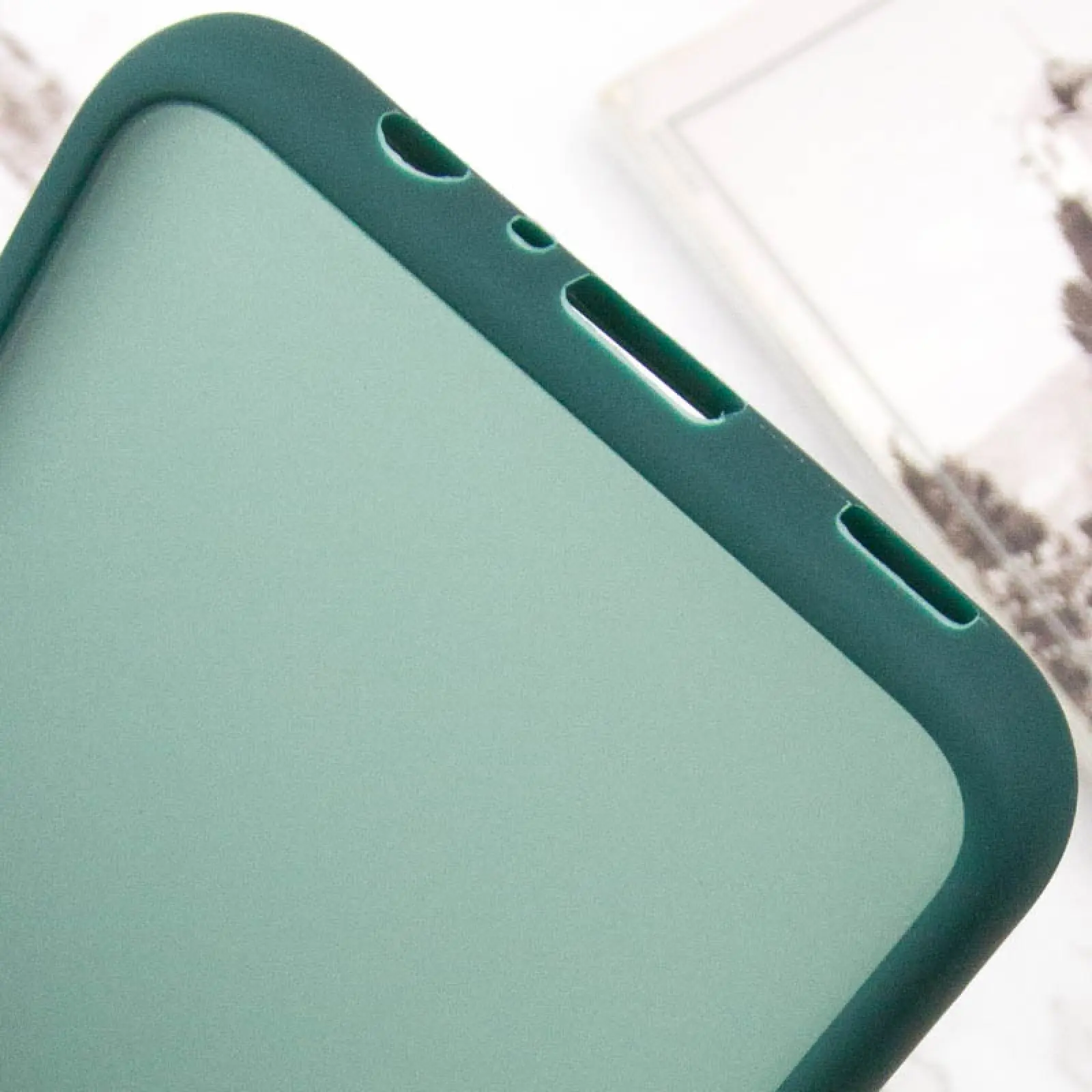 Etui TPU+PC Lyon Frosted do Samsung Galaxy A07, Green 5, TPU+PC