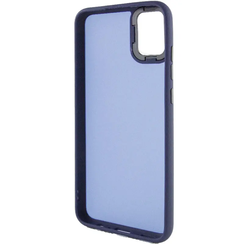 Etui TPU+PC Lyon Frosted do Samsung Galaxy A07, Navy Blue 2, TPU+PC