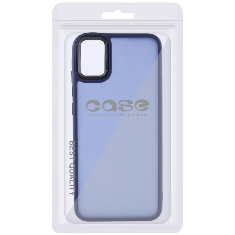 Etui TPU+PC Lyon Frosted do Samsung Galaxy A07, Navy Blue 4, TPU+PC