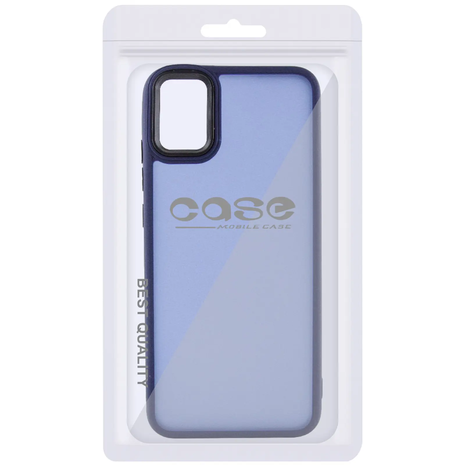 Etui TPU+PC Lyon Frosted do Samsung Galaxy A07, Navy Blue 4, TPU+PC