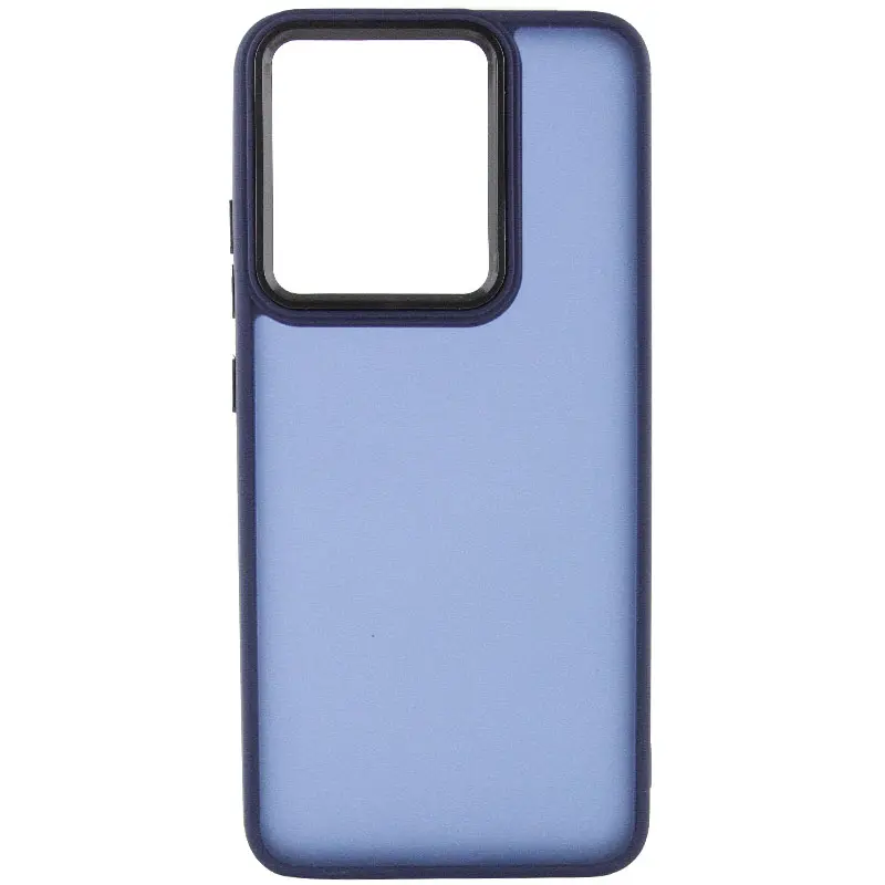 Etui TPU+PC Lyon Frosted do Xiaomi Redmi 15C (EU), Navy Blue 1, TPU+PC