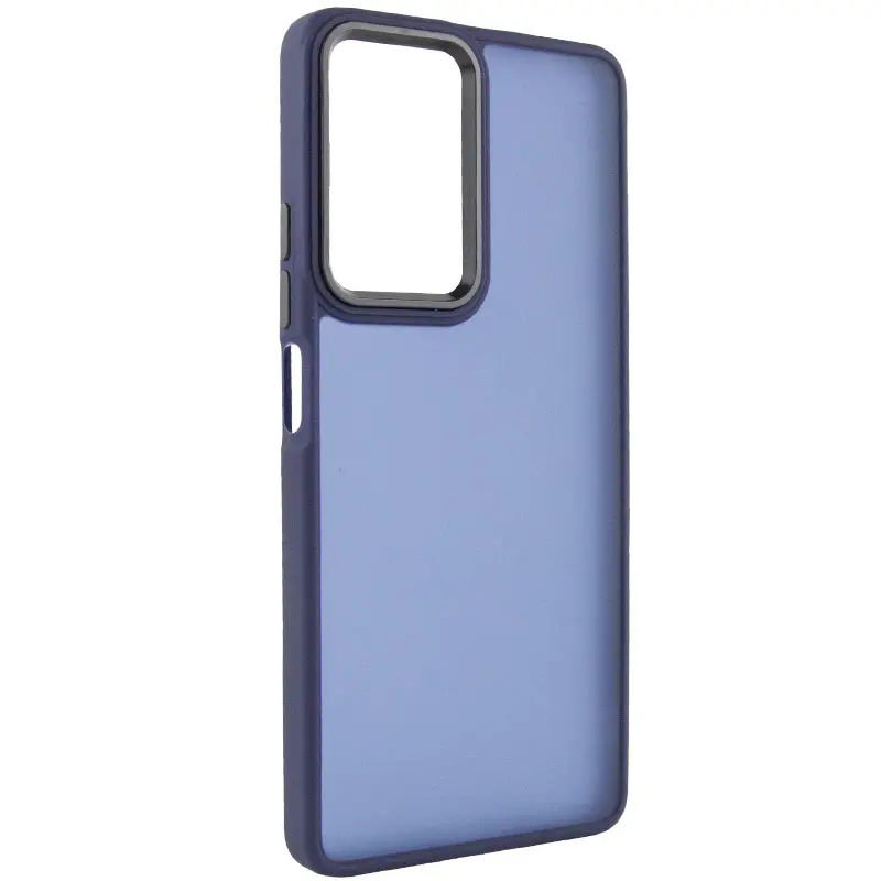 Etui TPU+PC Lyon Frosted do Xiaomi Redmi 15 (EU), Navy Blue, TPU+PC