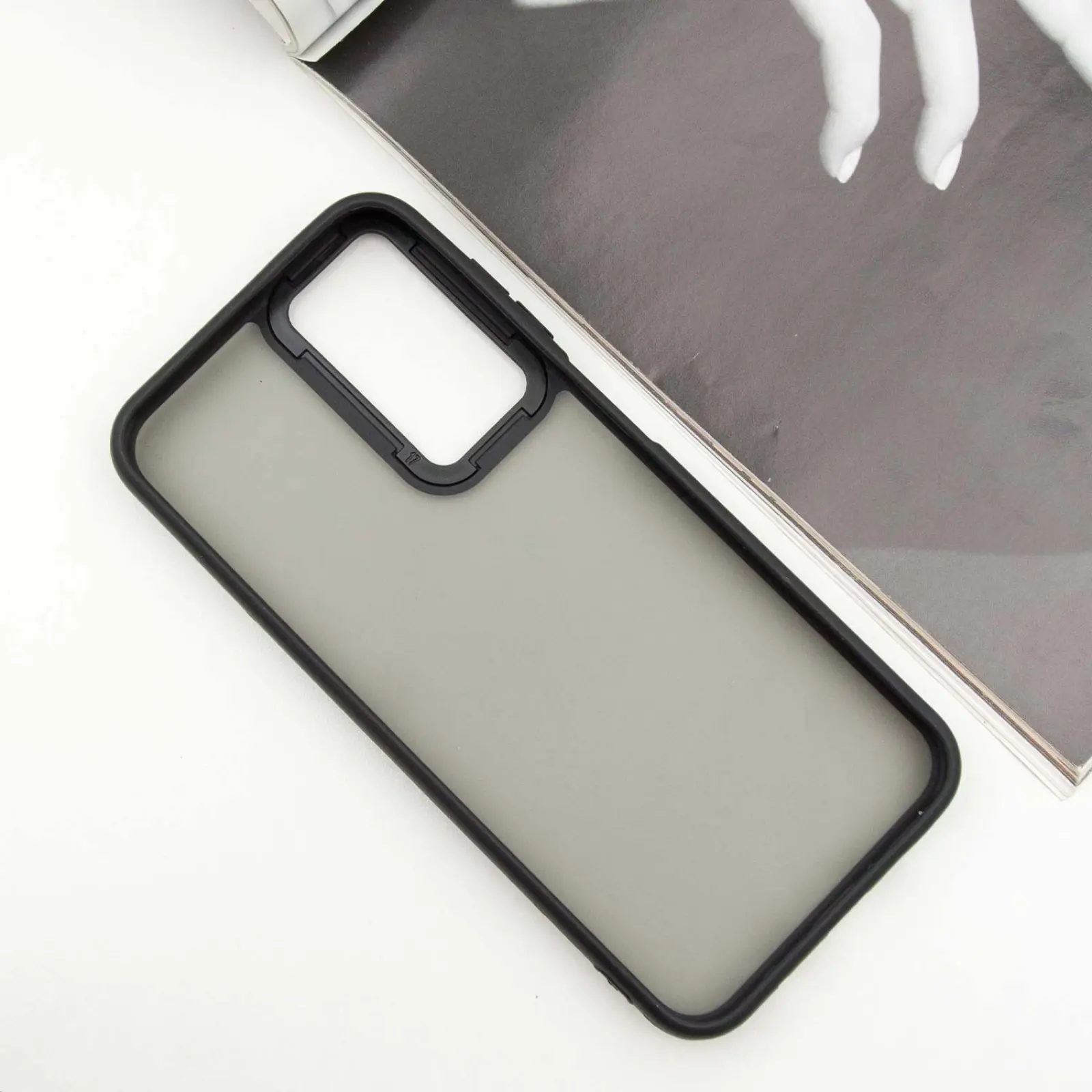 Etui TPU+PC Lyon Frosted do Samsung Galaxy A17 4G/5G, Black 2, TPU+PC