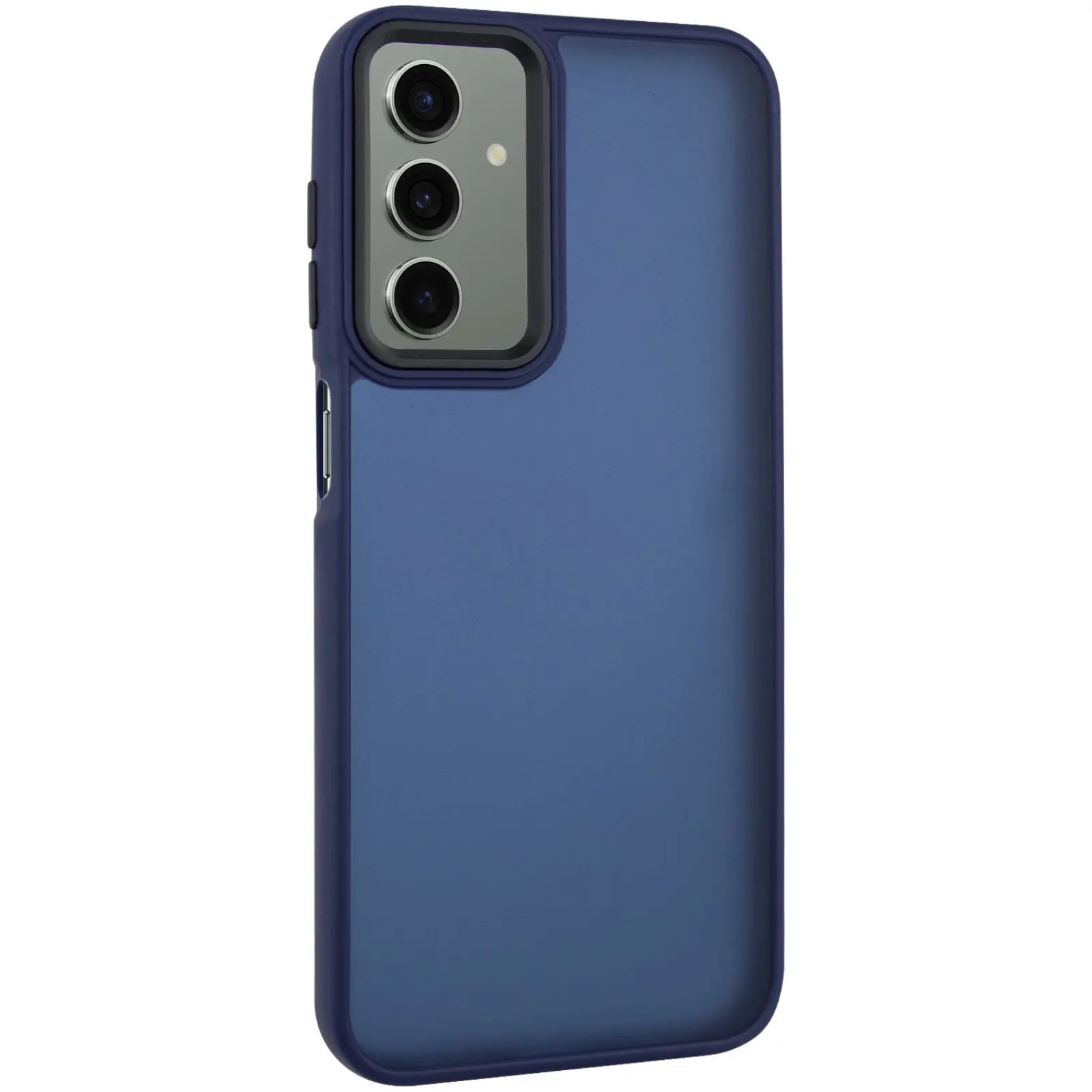 Etui TPU+PC Lyon Frosted do Samsung Galaxy A17 4G/5G, Navy Blue, TPU+PC