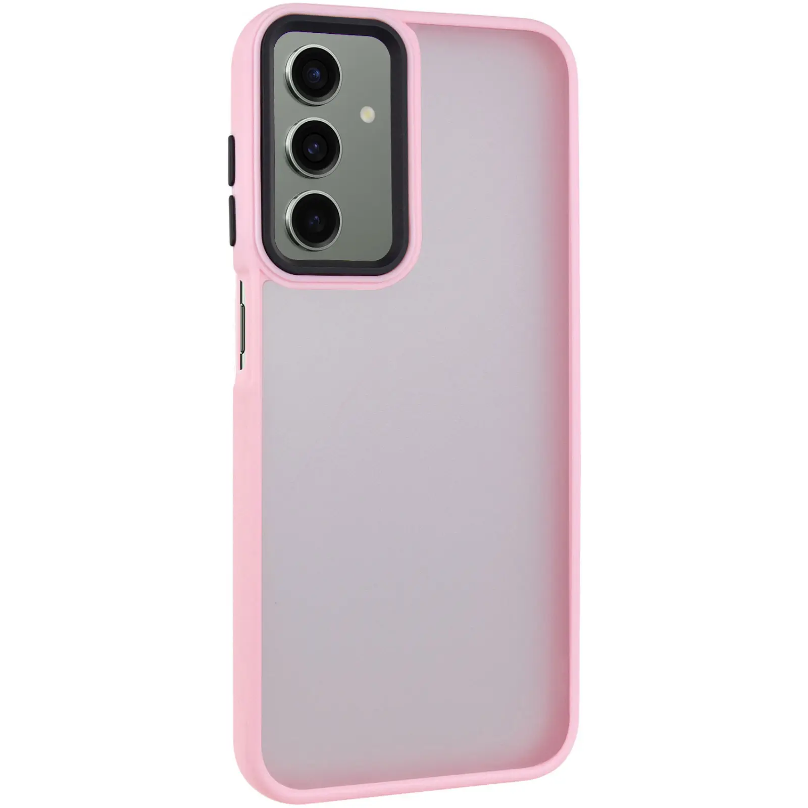 Etui TPU+PC Lyon Frosted do Samsung Galaxy A17 4G/5G, Pink, TPU+PC