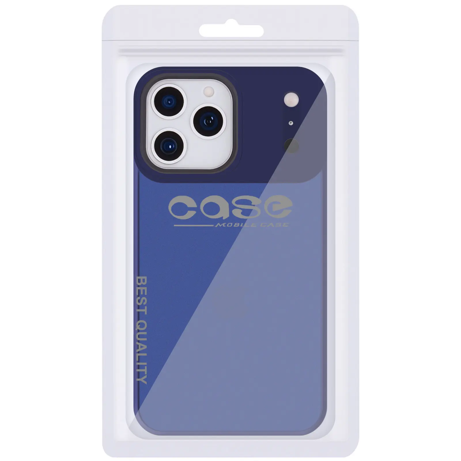 Etui TPU+PC Lyon Frosted do Apple iPhone 17 Pro (6.3"), Navy Blue 1, TPU+PC