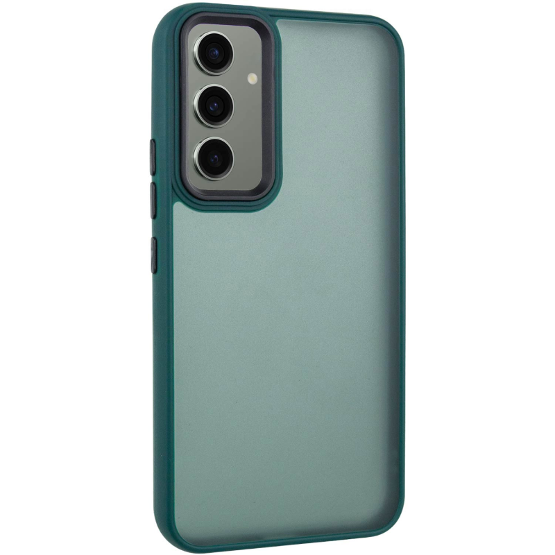 Etui TPU+PC Lyon Frosted do Samsung Galaxy S27 Pro, Green, TPU+PC