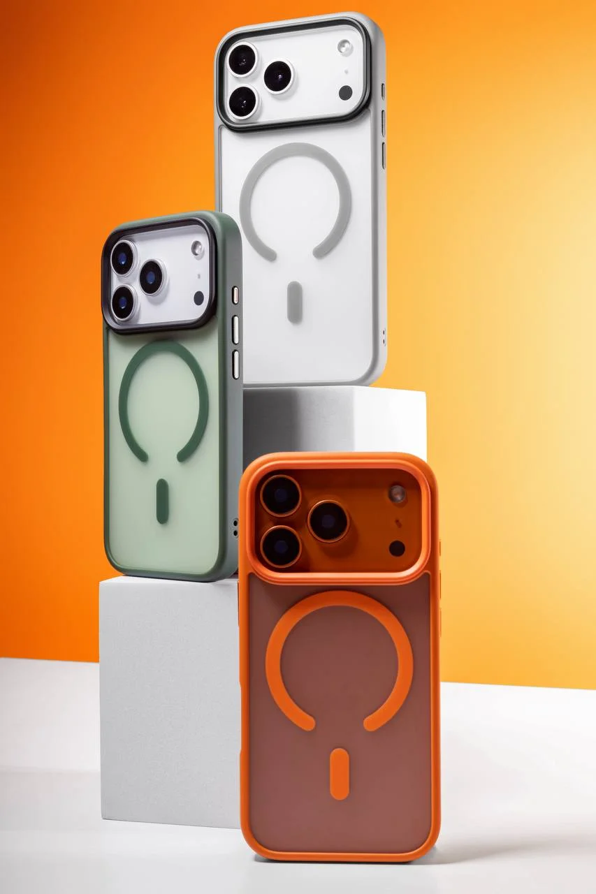 Чохол Colorful Metal Buttons MagSafe для Apple iPhone 15 (6.1"), TPU+PC, купити опцію доставки