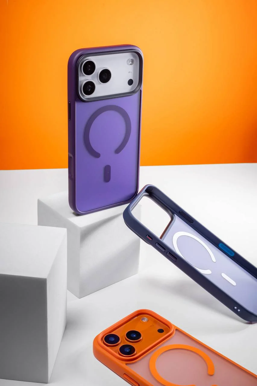 Чохол Colorful Metal Buttons MagSafe для Apple iPhone 15 (6.1"), TPU+PC, купити опцію доставки