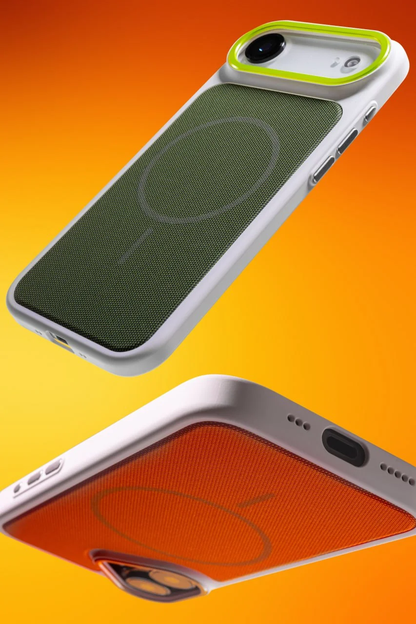 Чехол PC Textile Hybrid with Magnetic Fit для Apple iPhone 16 Pro (6.3"), Ткань, купить оптом с доставкой