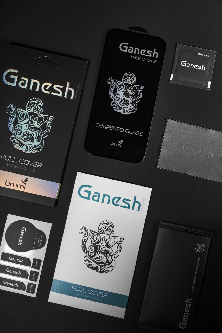 Захисне скло Ganesh (Full Cover) для Apple iPhone 13 / 13 Pro / 14 / 16e / 17e (6.1"), Загартоване скло, купити опцію доставки